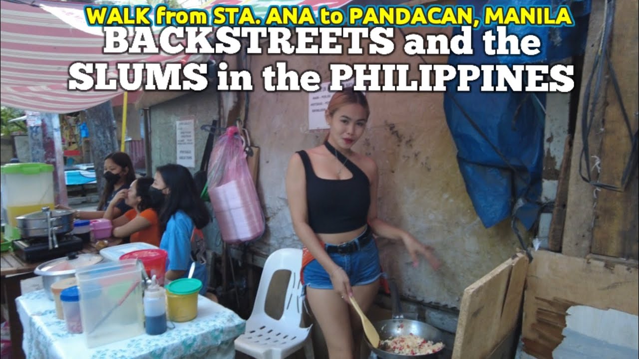 BACKSTREETS and the SLUMS in the PHILIPPINES | Walk from Sta. Ana to Pandacan, Manila