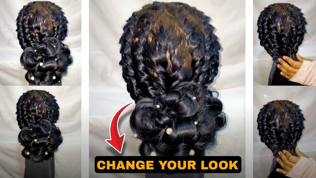 Balon ke design 🔥 | Messy bun hairstyles✨ | F.G Beauti Parlour