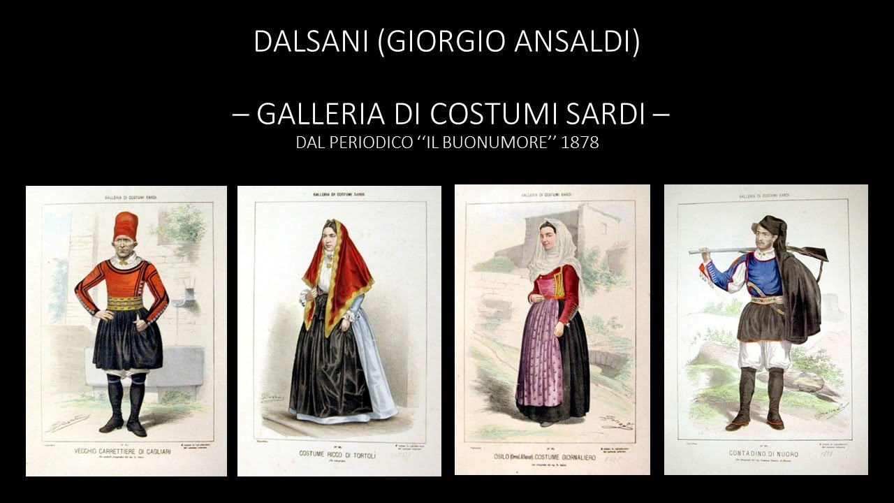 Dalsani - Galleria di Costumi Sardi, 1878