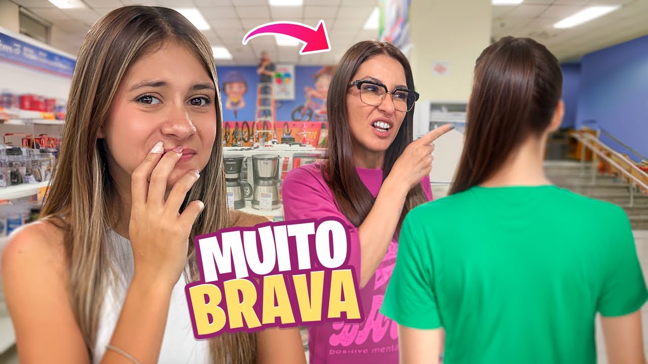 MINHA MÃE ARRUMOU BRIGA NA LOJA - BIANKA