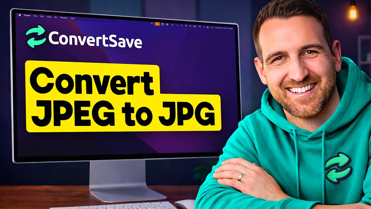 Как преобразовать JPEG в JPG