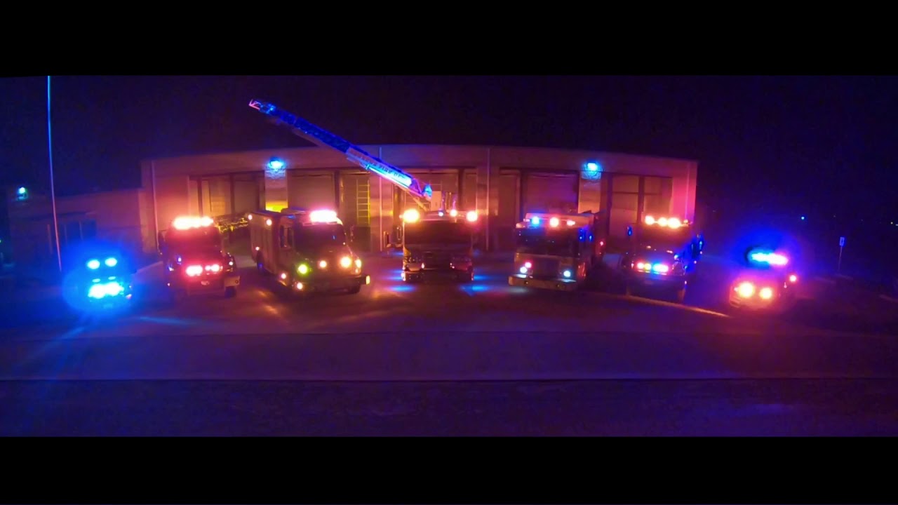Andrews Fire Department Light Show 2017 (Andrews, TX)