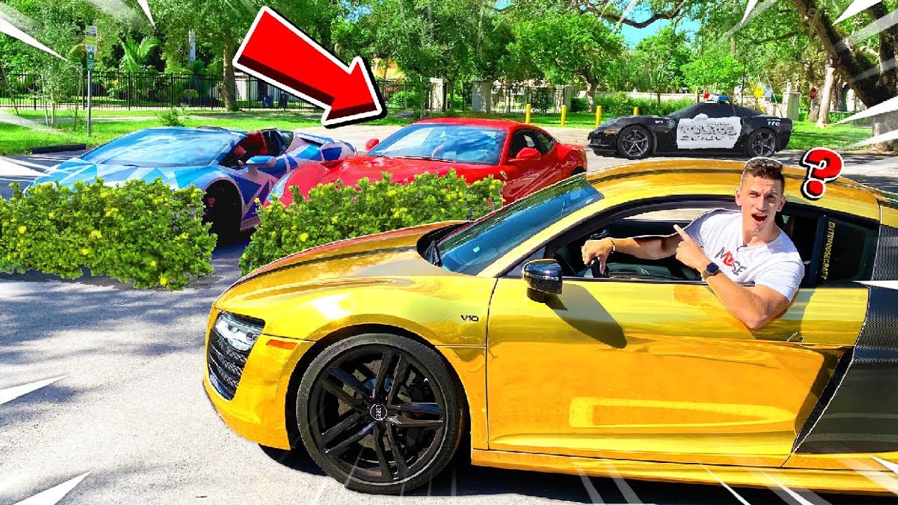 $1,000,000 SUPERCAR HIDE AND SEEK! (With UNSPEAKABLE & MOOSE)