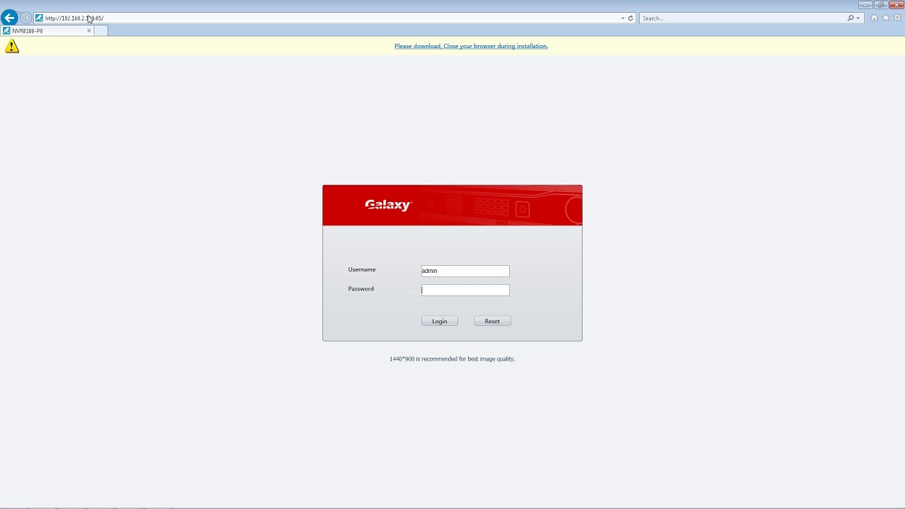 How to add maXia cameras on a Galaxy NVR