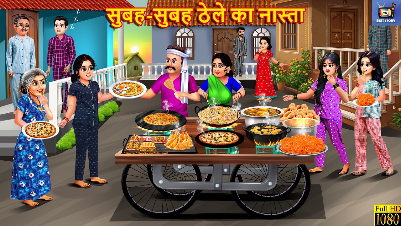 सुबह-सुबह ठेले का नास्ता | Subah Subah Theley Ka Nashta | Saas Bahu | Hindi Kahani | Moral Stories