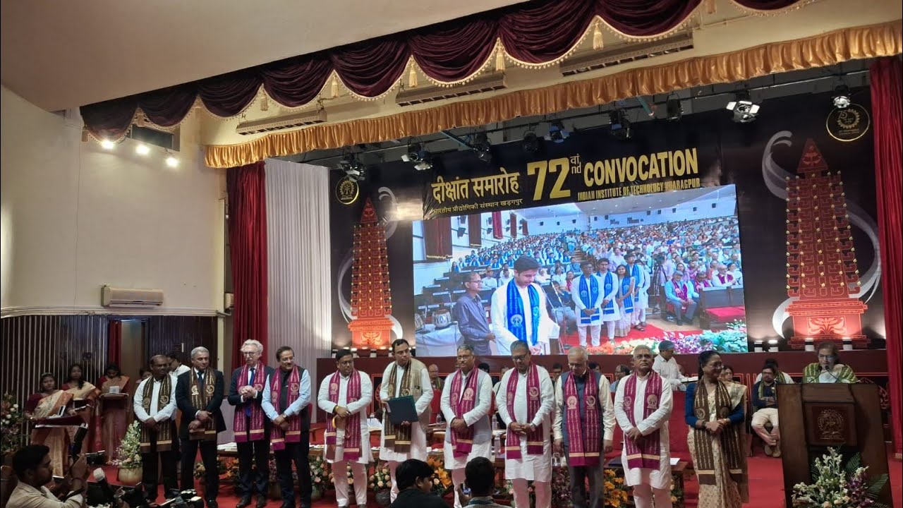 Addressing the 72nd Convocation of IIT Kharagpur