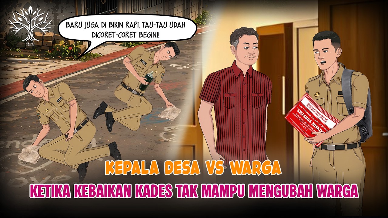 KEPALA DESA VS WARGA - Ketika Kebaikan Kades Tak Mampu Mengubah Warga | #Animasiazab  #Dramaanimasi