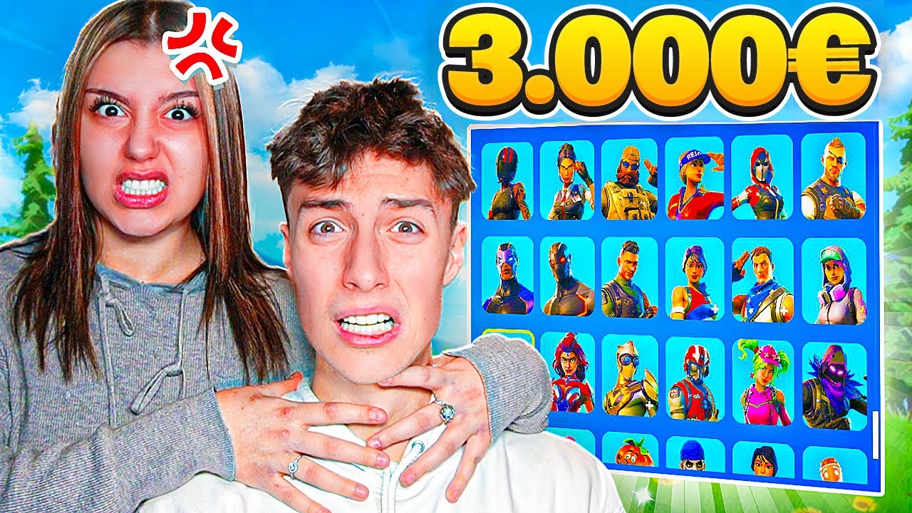 La mia RAGAZZA REAGISCE a Quanto ho SPESO su Fortnite! (+3.000€)