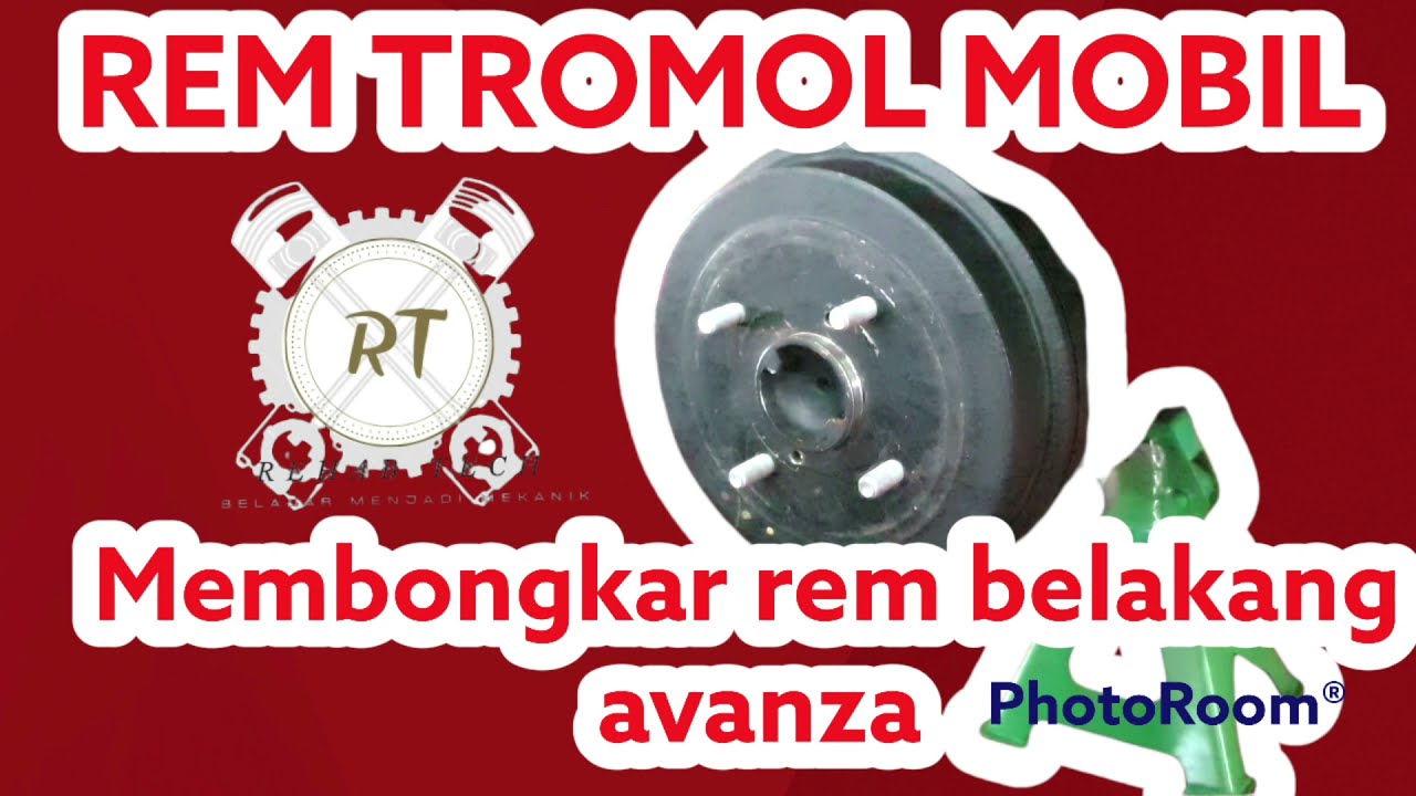 Membongkar rem belakang Avanza, rem tromol Mobil