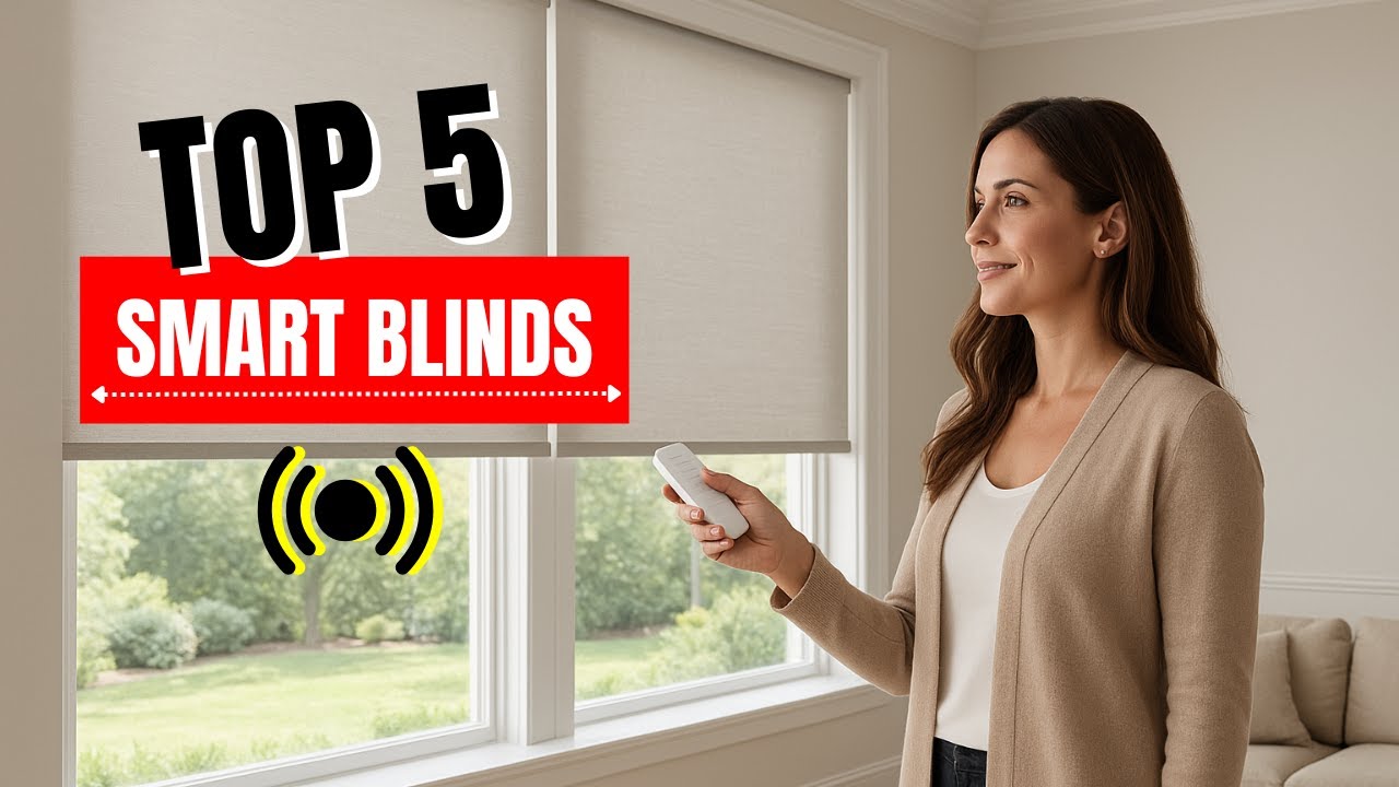Top 5 Best Motorized BLINDS 2025 | Smart Shades for Modern Homes ✅