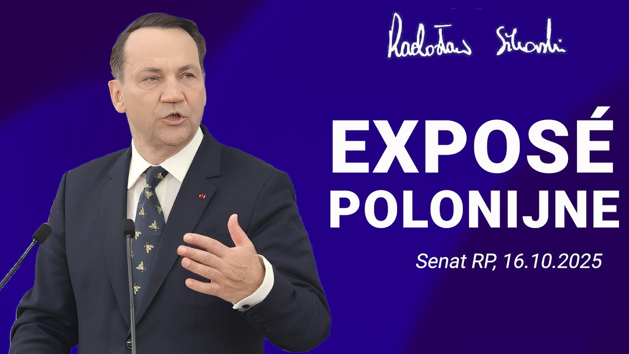 Radosław Sikorski: Expos&eacute; polonijne, Senat 16..10.2025