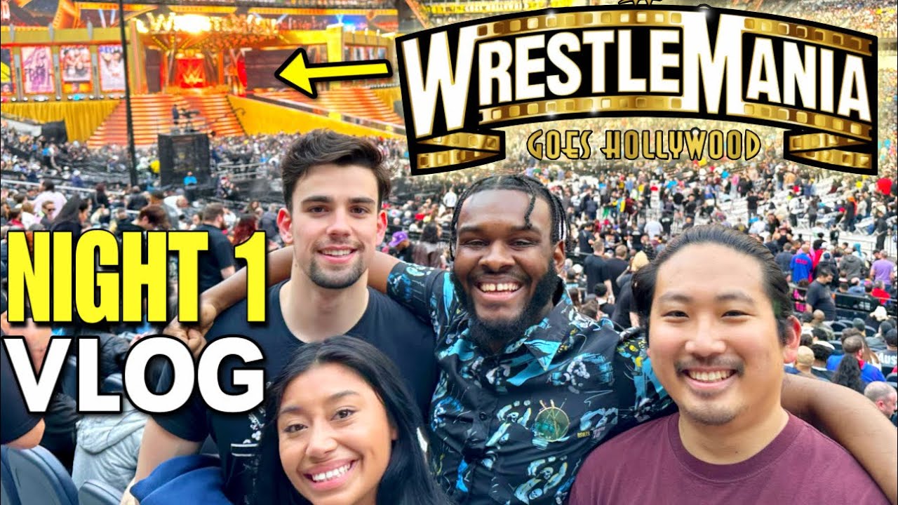 I ATTENDED WRESTLEMANIA 39 NIGHT 1 (VLOG)