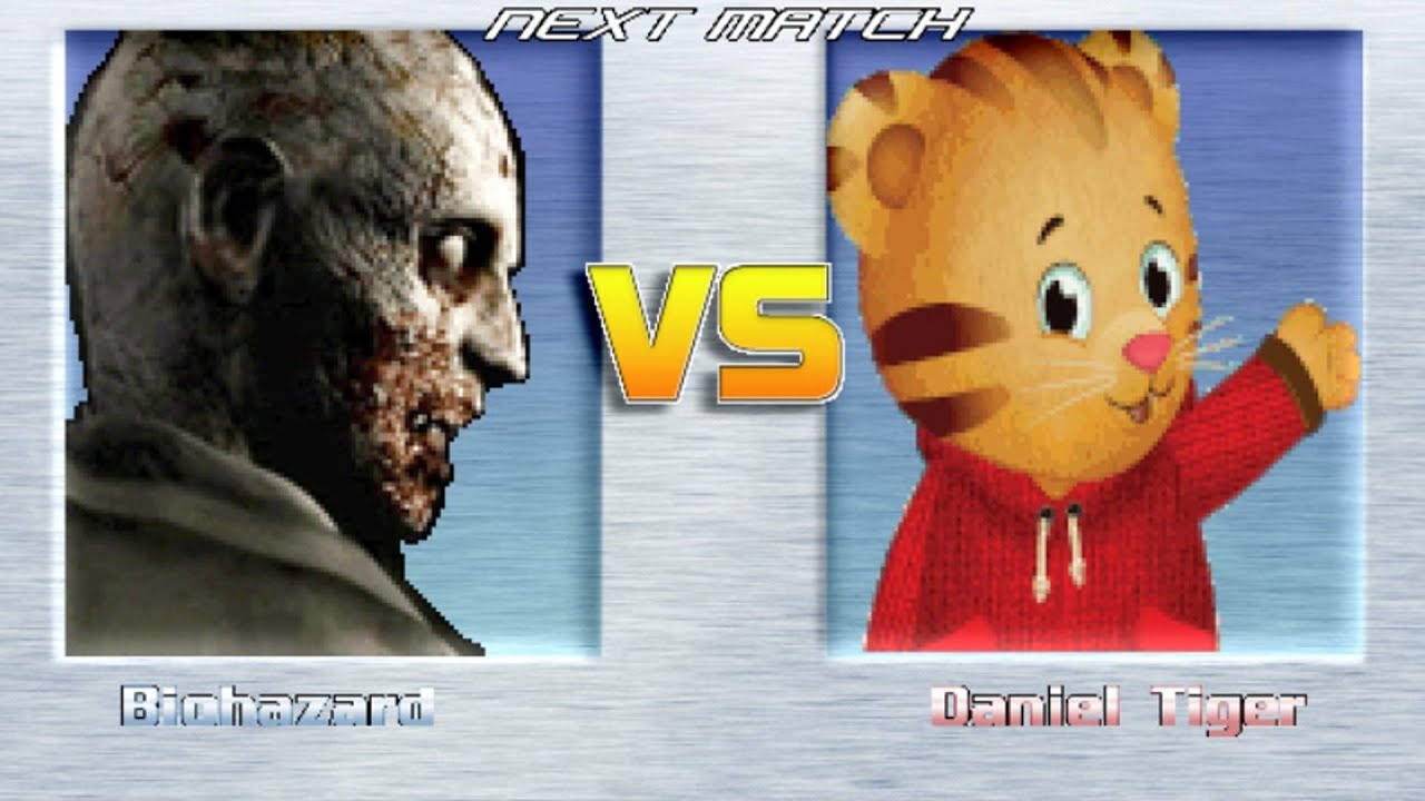 M.U.G.E.N BATTLES | Biohazard vs Daniel Tiger