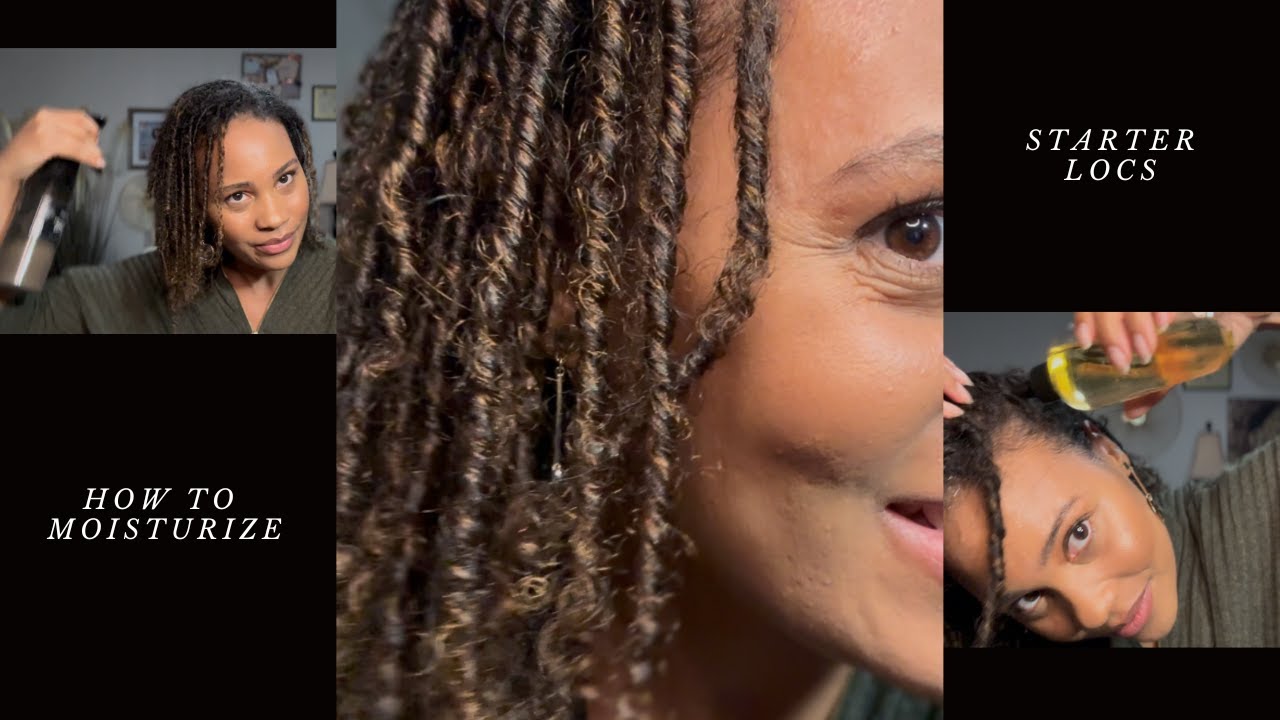 How to Moisturize Starter Locs | Comb Coils | Palm Rolled | 3B/3C Hair 
