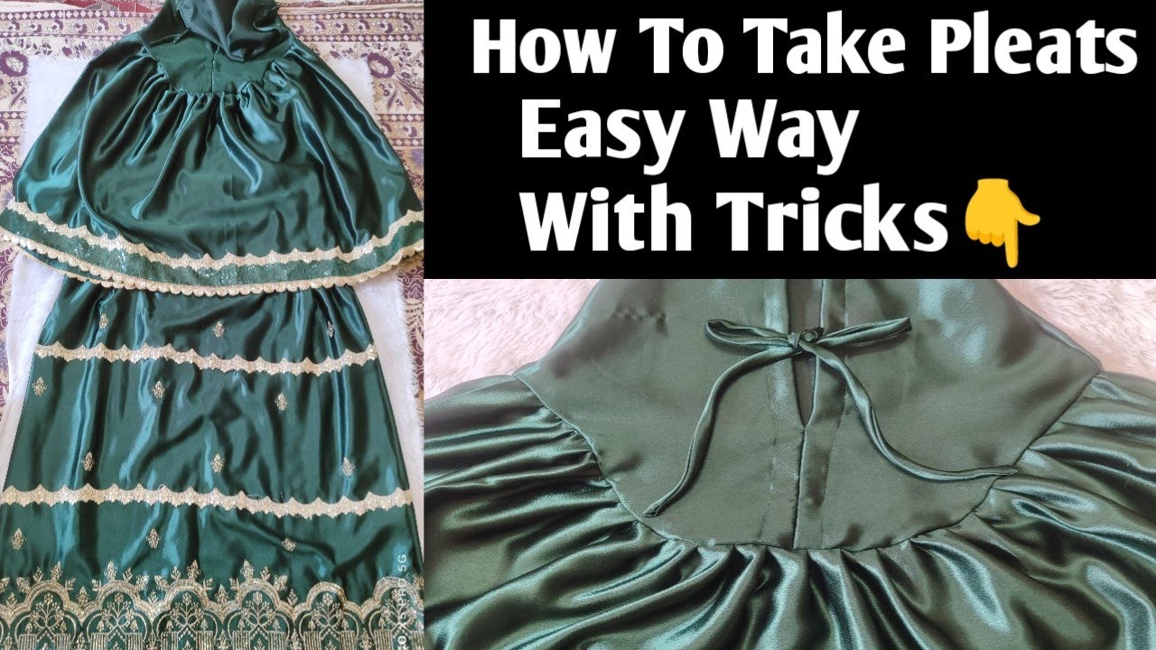  Beginners Must Watch||Perfect Pleats in 5 Min in rida.Neat Pleats Guaranteed Yoke Pleats Easy Trick