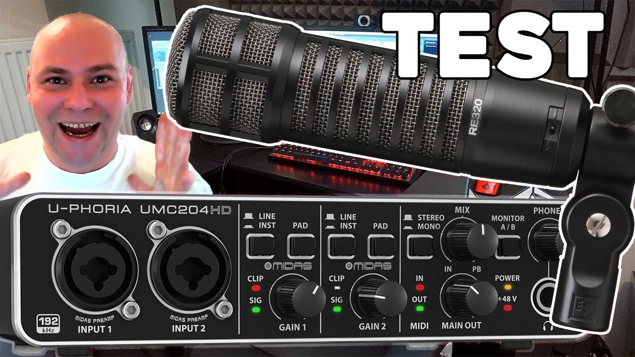 Test EV RE320 & U-PHORIA UMC204HD / Setup Youtube / Web Radio [FR] Daï-mon