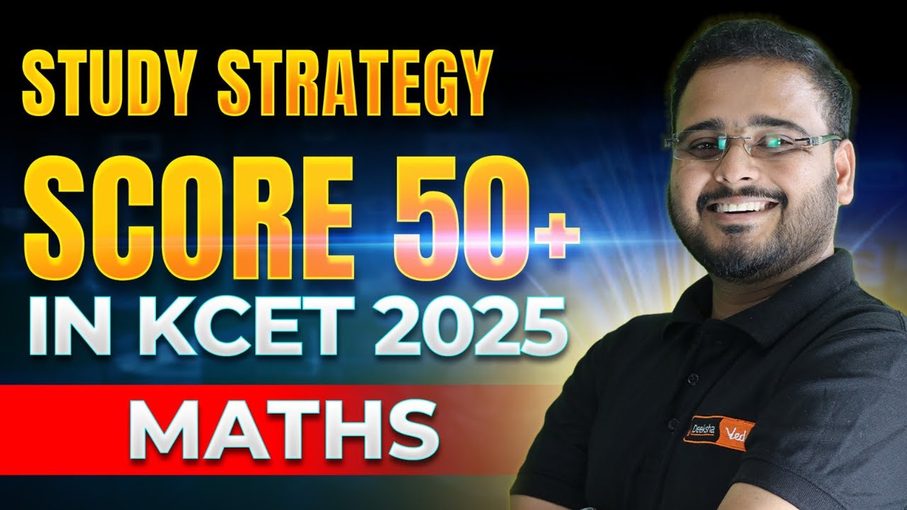Complete Roadmap To Score 50+ in KCET Maths 📝🔢