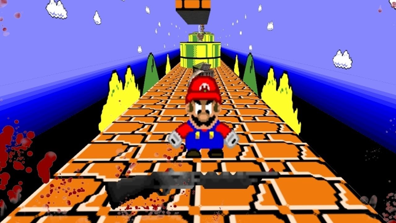 OFFENSIVE FIRST PERSON MARIO