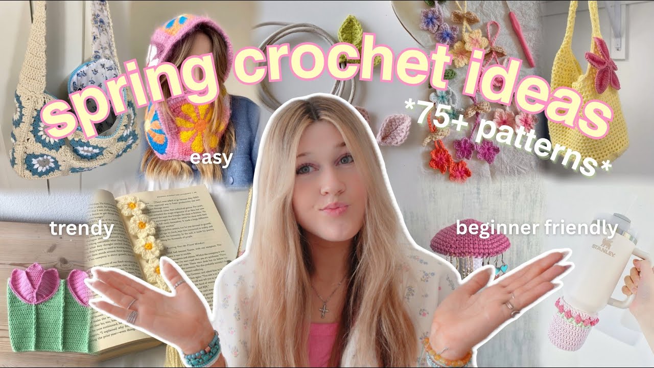 Более 75 идей для весеннего вязания крючком!! (модные/вдохновленные Pinterest)