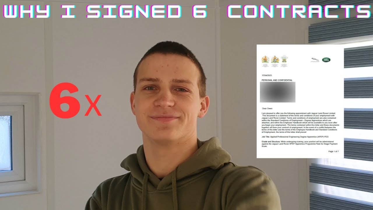 Why I signed 6 degree apprenticeship contracts