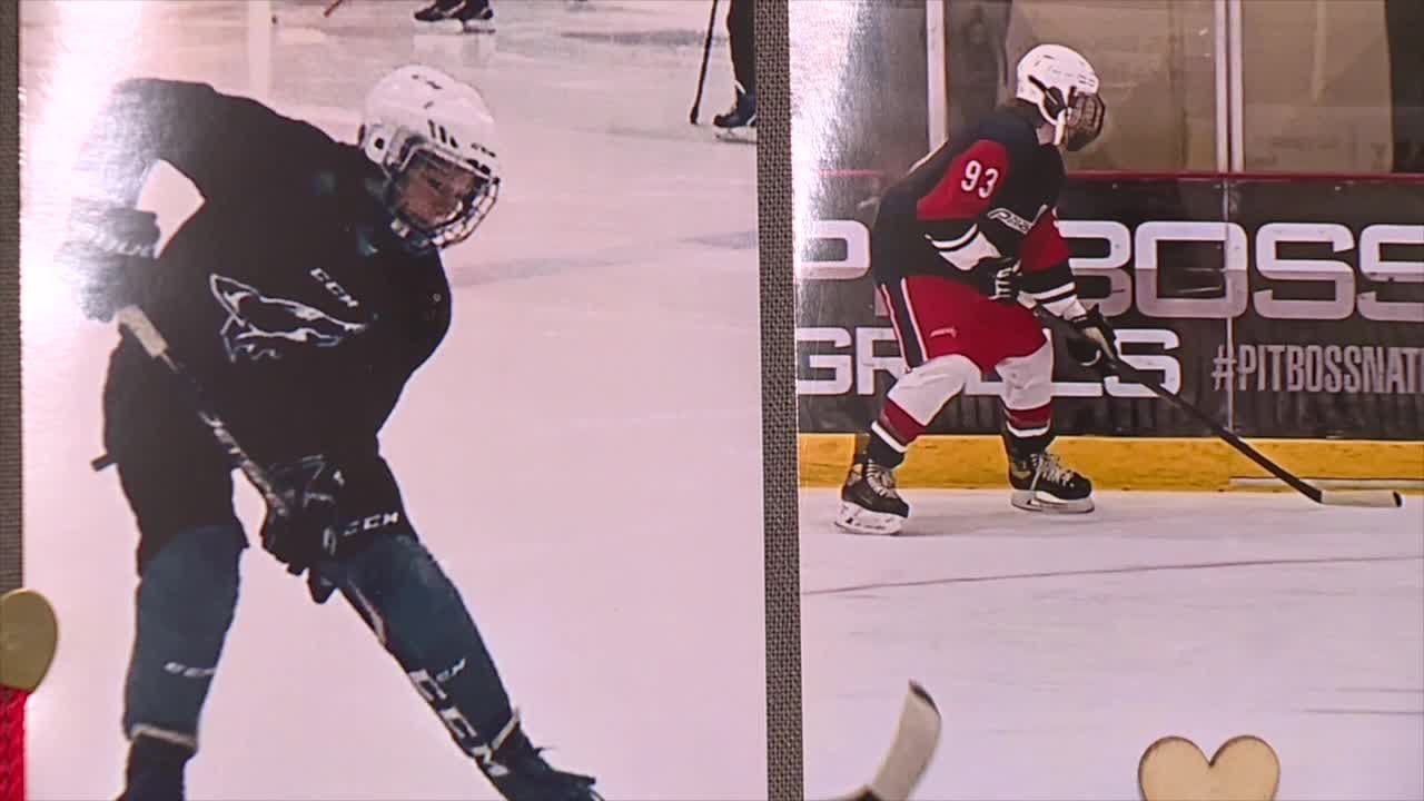 Valley family, hockey team honors late teen in what would have been final season