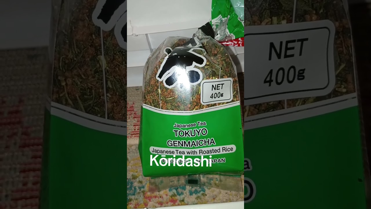 moje przemyślenia na temat Genmaicha jako zimnego naparu #genmaicha #zielonaherbata