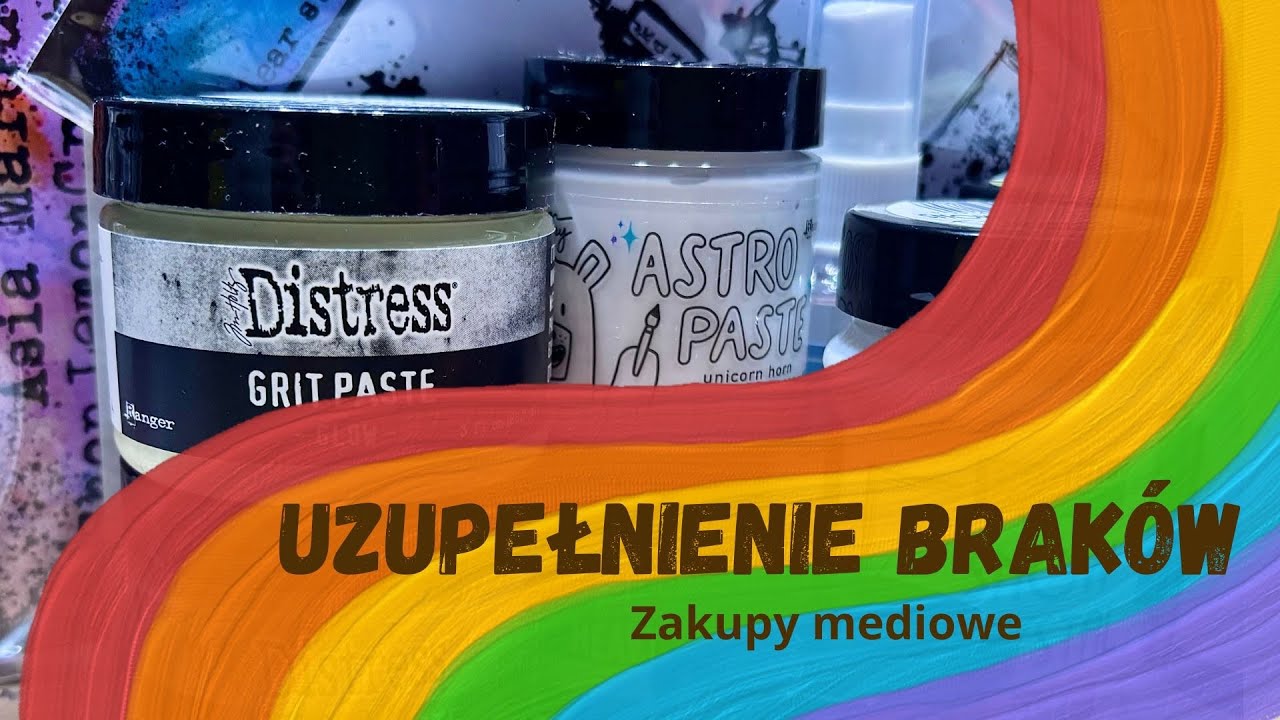 Nowe zabawki do mediowania - zakupy scrapbooking, tekturki, hdf i nie tylko || fanaberriess
