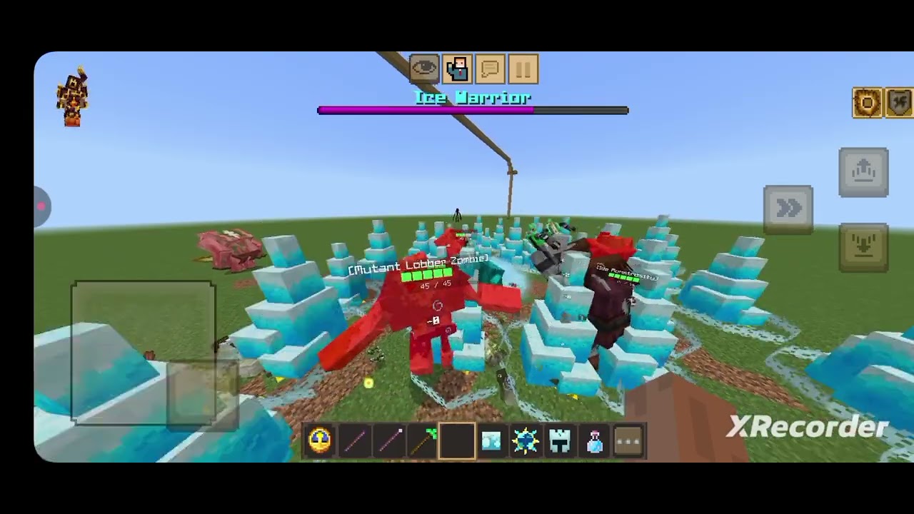 Ice warrior team vs mutant team