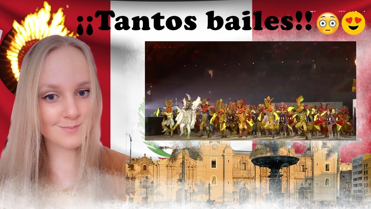HOLANDESA REACCIONA A LAS DANZAS DEL PERÚ - Clausura Juegos Panamericanos Lima 2019