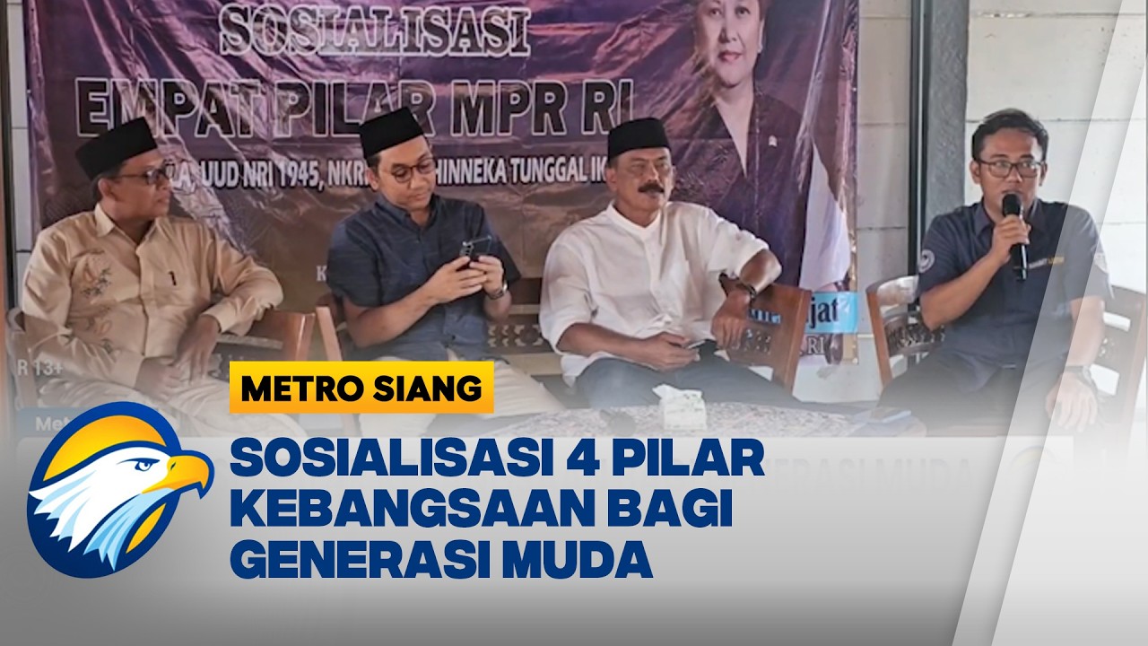 Sosialisasi Empat Pilar Kebangsaan di Kudus: Mahasiswa Diajak Jaga Persatuan Bangsa [Metro Siang]