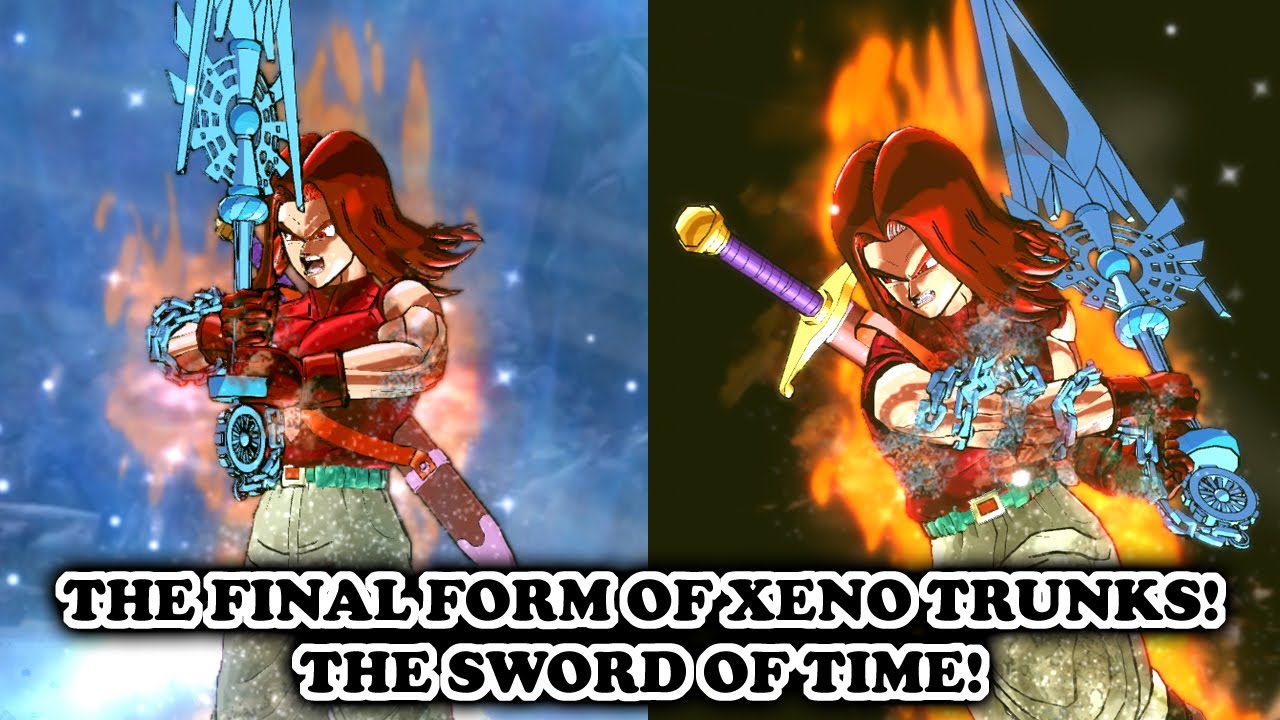 *NEW* SSJ God Trunks -Sword Of Time- Transformation [ Super DB Heroes ENDING]! DB Xenoverse 2 Mods