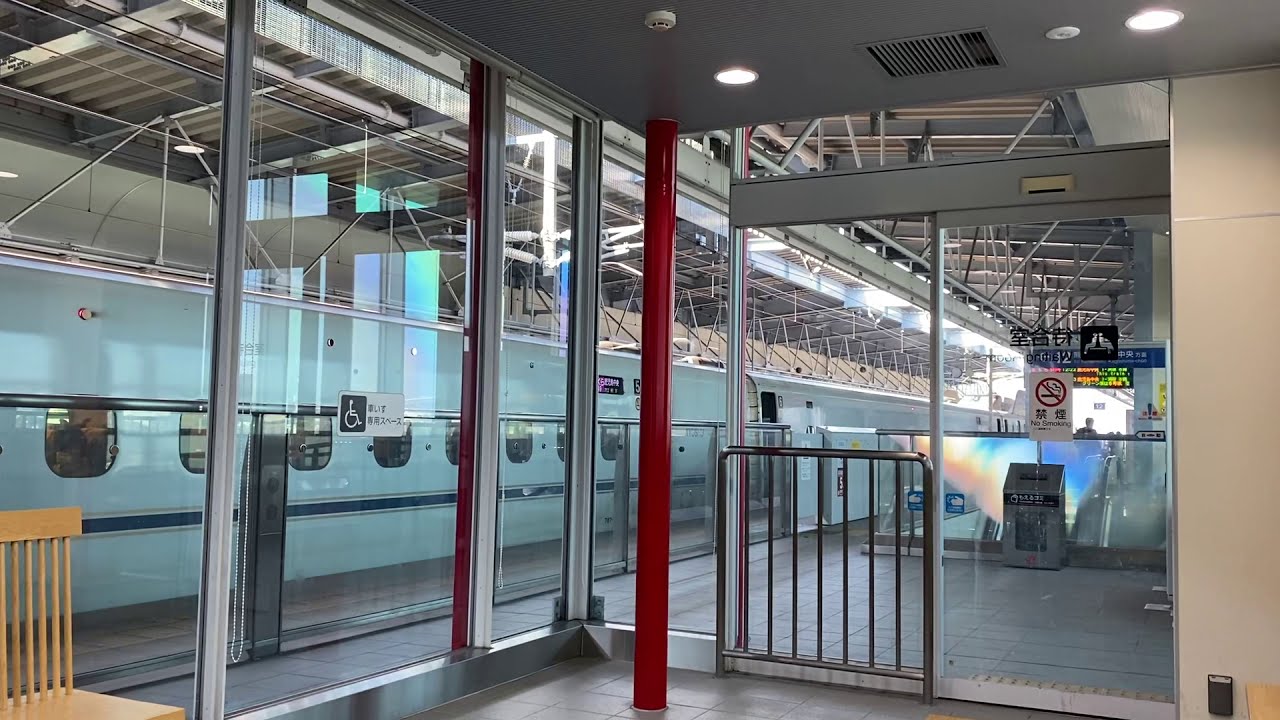九州新幹線久留米駅　12番のりば発着放送
