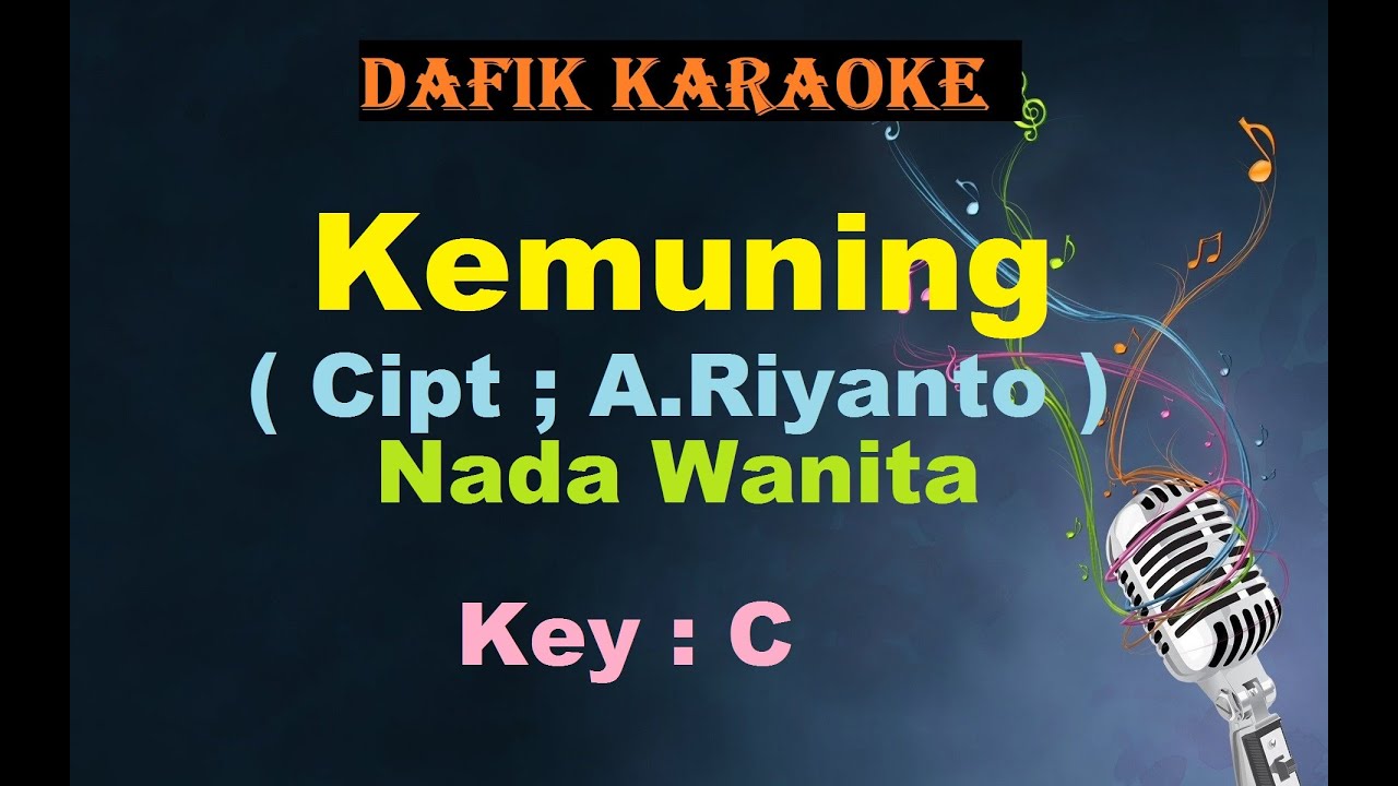 Kemuning (Karaoke) Tetty Kadi Nada Wanita/Cewek Female Key C Tembang Kenangan A.Riyanto