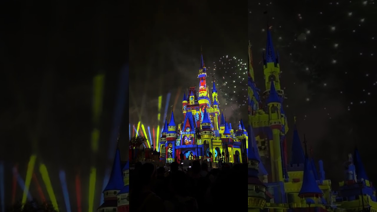 Disney Orlando (Enchanted kingdom)fireworks full video