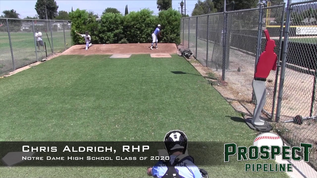 Chris Aldrich Prospect Video, RHP, Notre Dame High School Class of 2020