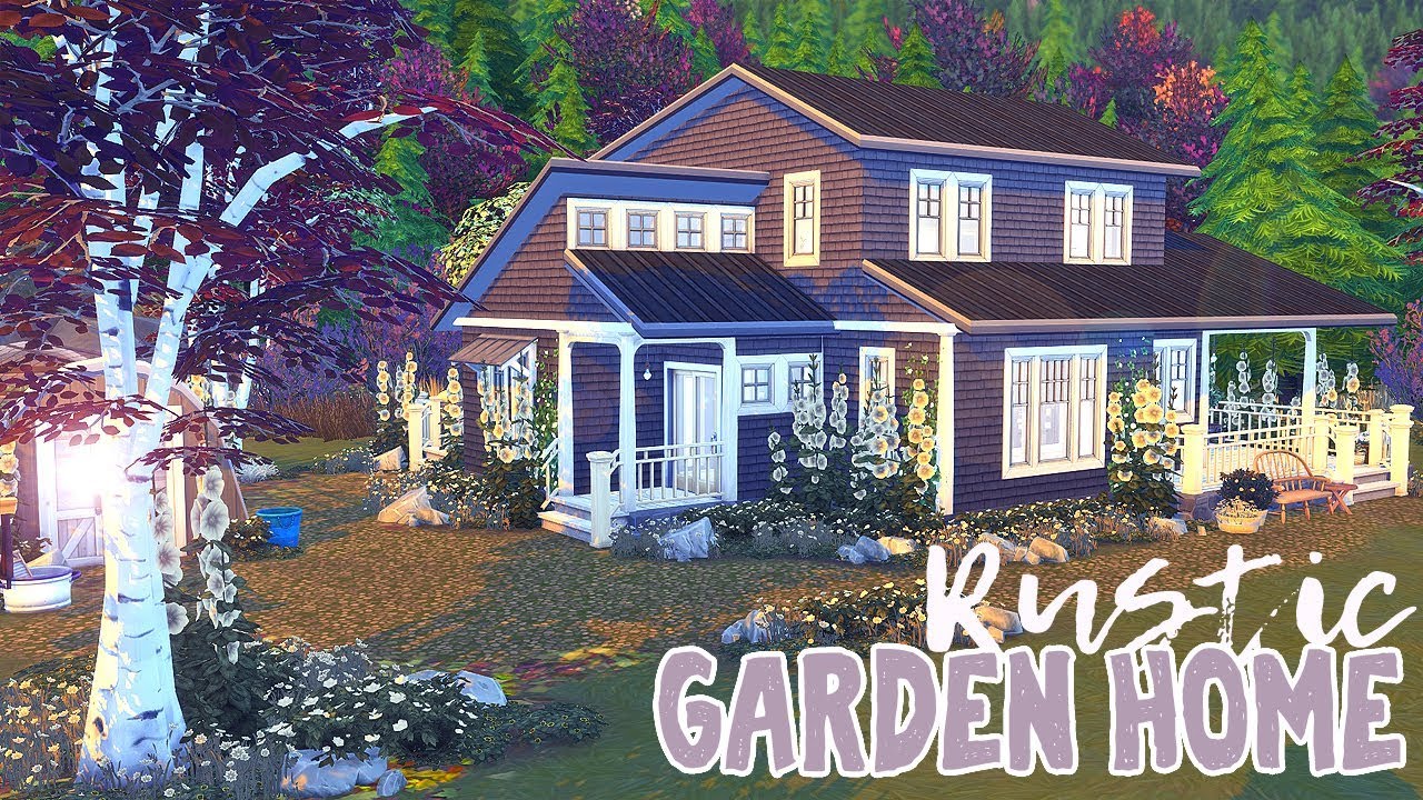 Rustic Garden Home || The Sims 4: Speed Build