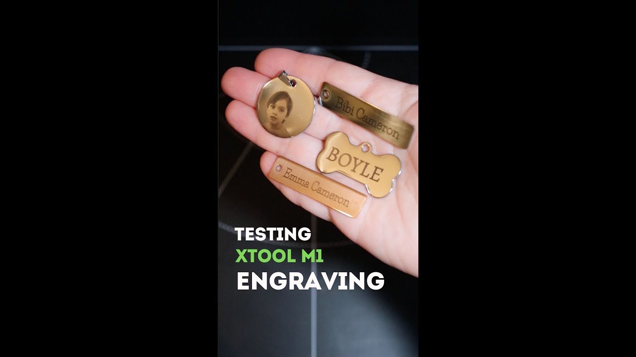 Watch!!!! 🔥 XTOOL M1 Engraving 6 different Materials🔥 Metal, Leather, Wood , Stone, Paper, Bread