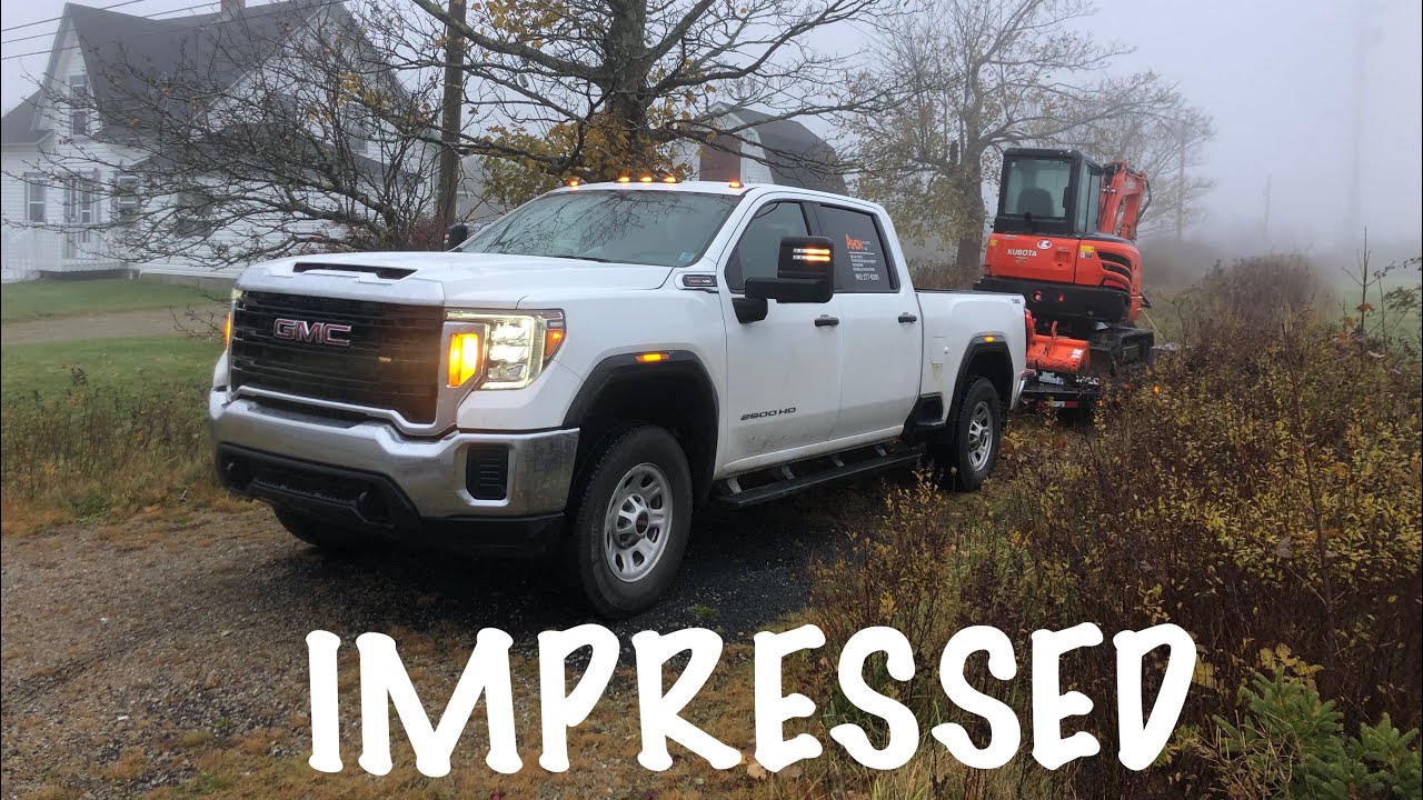 FIRST TIME TOWING HEAVY WITH the 2021 GMC SEIRRA 2500 GASSER AND I’M IMPRESSED