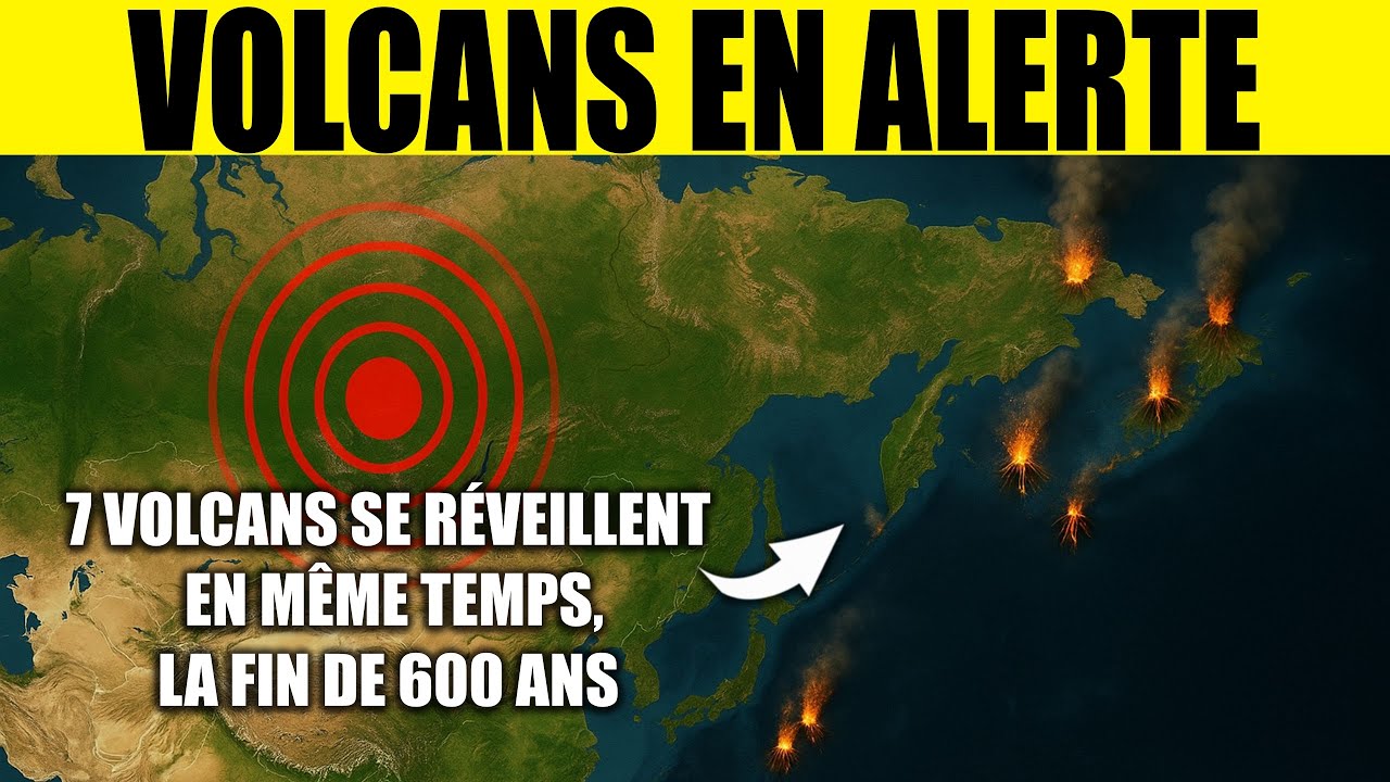 ALERTE : Séisme de magnitude 8,8 en Russie réveille 7 volcans après 600 ans