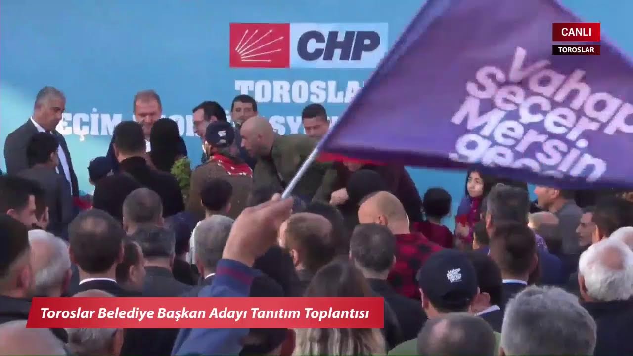 Toroslar Belediye Başkan Adayı Abdurrahman Yıldız Tanıtım Toplantısı | #Canlı #Toroslar