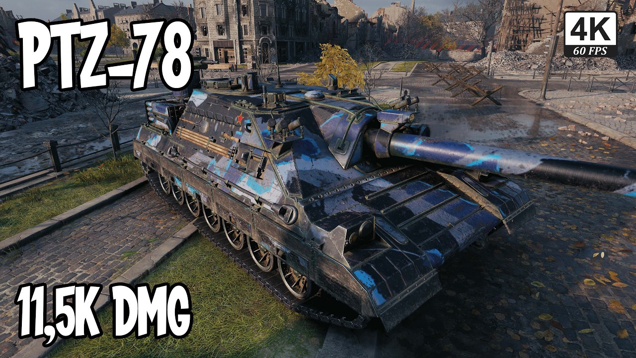 World Of Tanks PTZ-78 (11,5k Damage) WOT