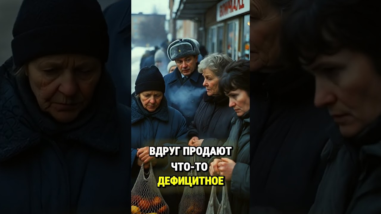 Очереди в СССР: люди стояли часами и даже не знали за чем!