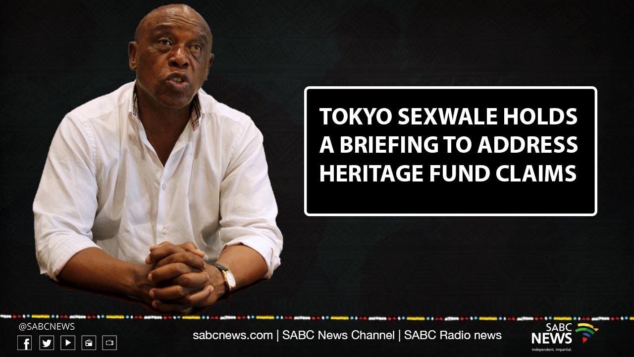 Tokyo Sexwale addresses the media regarding his claims about Heritage Fund