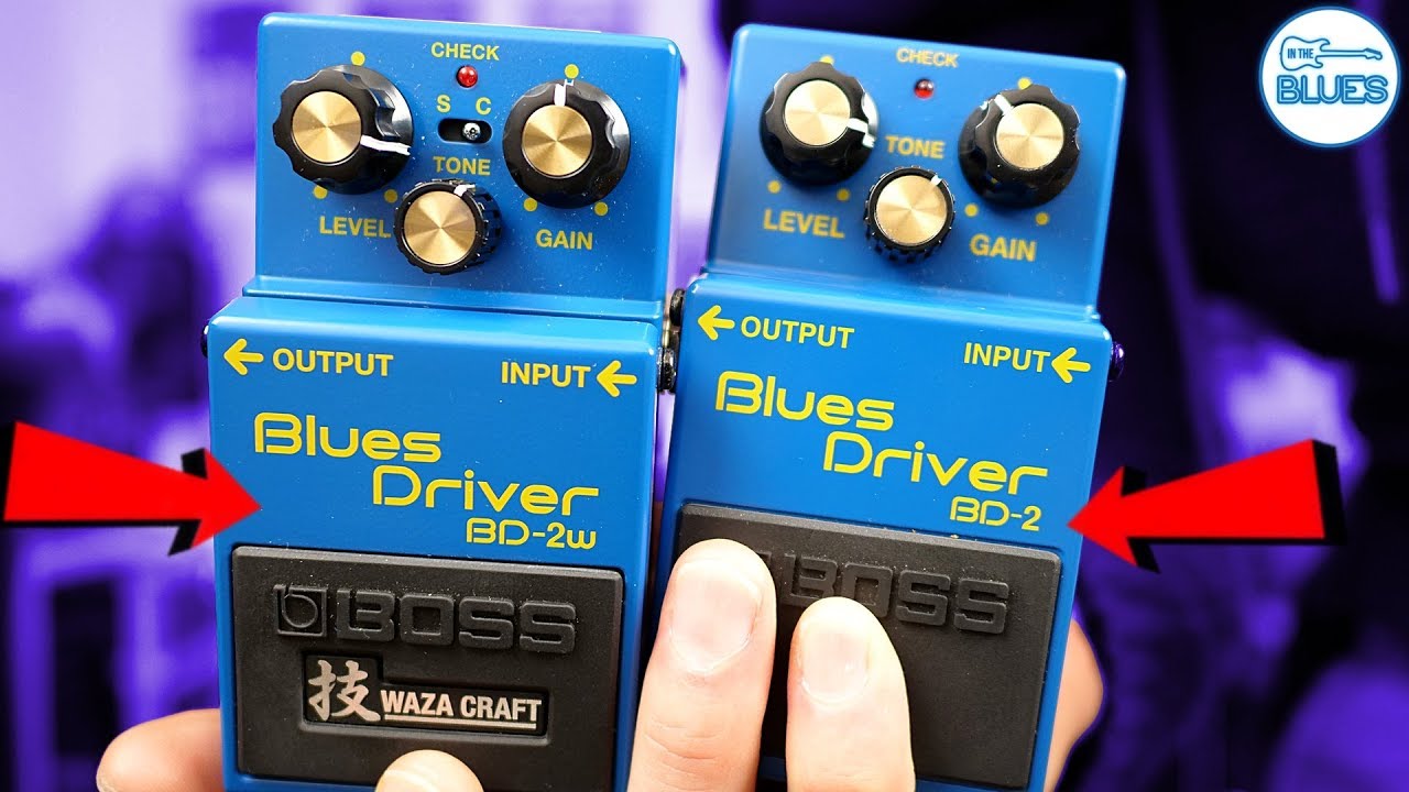 Сравнение педалей BOSS Blues Driver! (BOSS BD-2 + BOSS BD-2W)