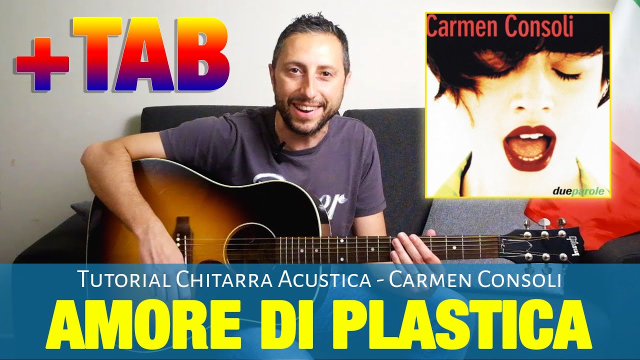 Carmen Consoli - Amore di Plastica Accordi di Chitarra e Pennata Ritmica