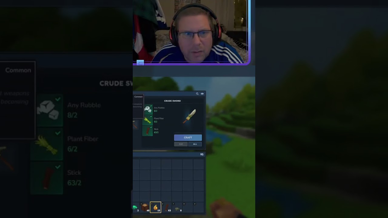 Spelarens Första Steg: Skapa Svärd och Gräva i Minecraft! 