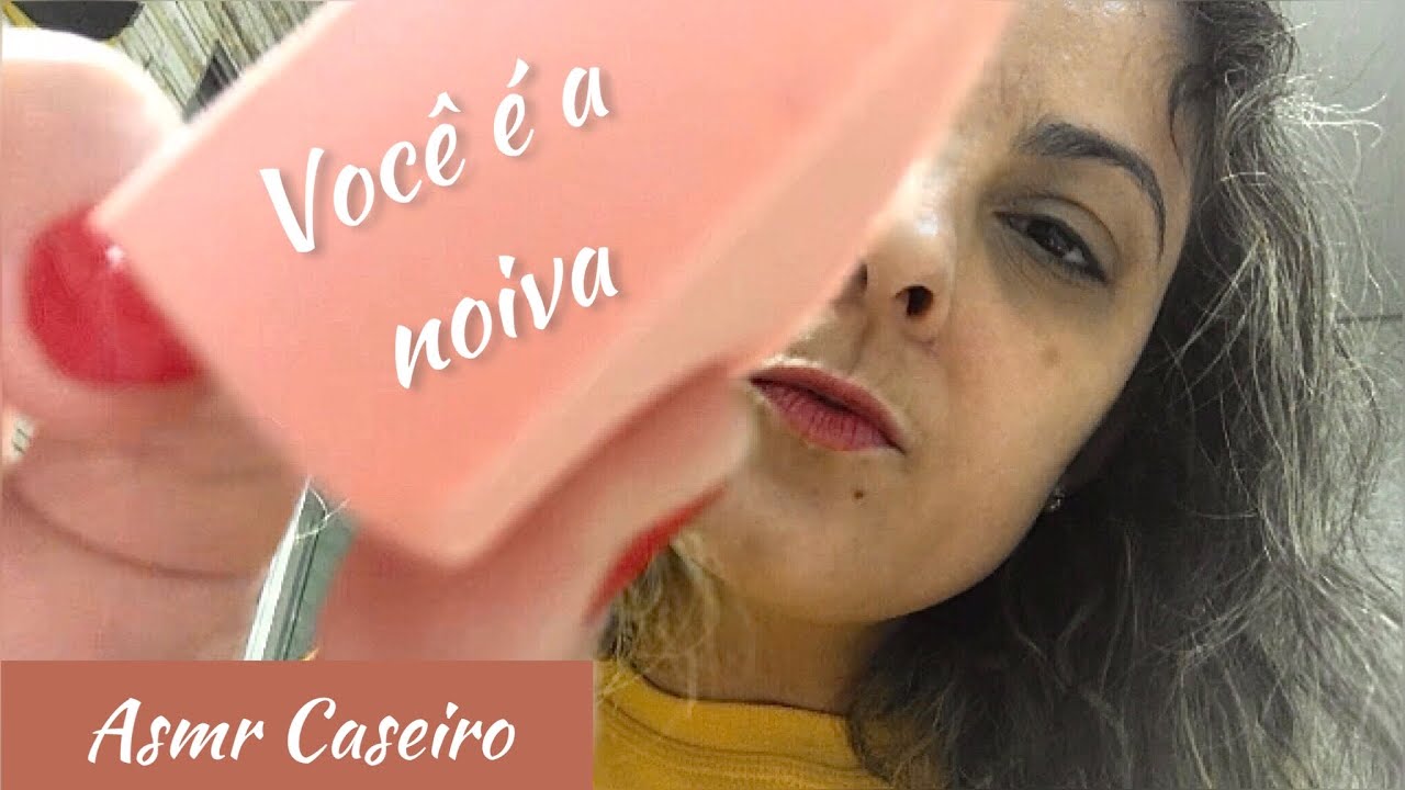 ASMR | TE MAQUIANDO PARA O SEU CASAMENTO (caseiro)