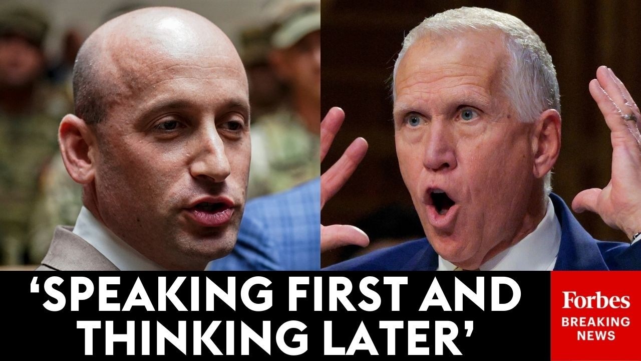Thom Tillis Blasts Stephen Miller For Repeated 'Embarrassment' Of Trump By 'Acting Too Quickly'