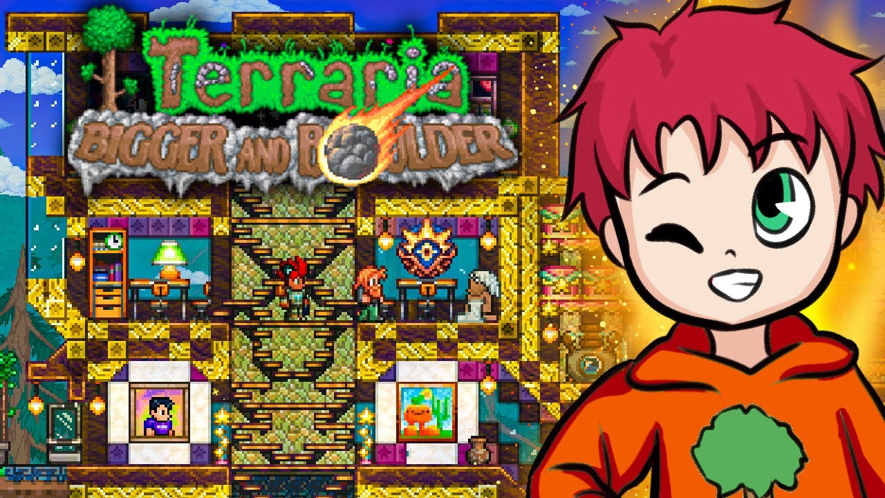 ZBUDOWAŁEM DOM (gwiezdno-biurowy) 🌟TERRARIA 1.4.5: BIGGER AND BOULDER #5
