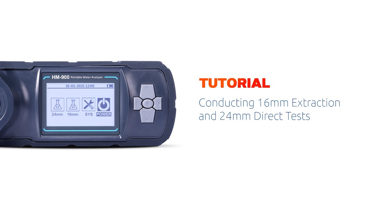 How to Conduct a 16mm & 24mm Test on the HM-900 Oil-In-Water Handheld Analyzer | Pyxis Lab, Inc.